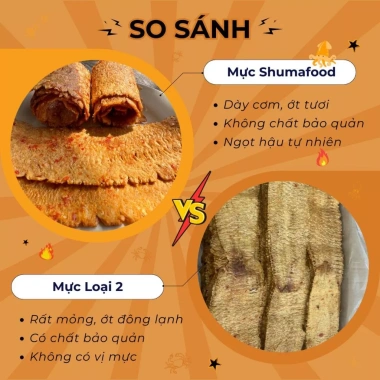 Mực Cán Tẩm Vị Shumafood Nha Trang 400g - Snack Mực Dai Ngon Giá Tốt 228k 3 Mực Cán Tẩm Vị Shumafood Nha Trang 400g - Snack Mực Dai Ngon Giá Tốt 228k 3