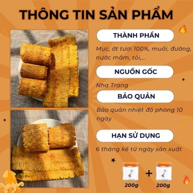 Mực Cán Tẩm Vị Shumafood Nha Trang 400g - Snack Mực Dai Ngon Giá Tốt 228k 5 Mực Cán Tẩm Vị Shumafood Nha Trang 400g - Snack Mực Dai Ngon Giá Tốt 228k 5