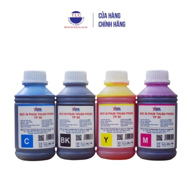 Mực in phun Thuận Phong TP50 500ml Dye Tương thích Epson, Canon, HP, Brother, Chống phai, Giá ưu đãi 124k