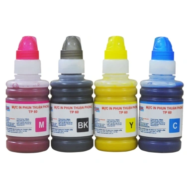 Mực in phun TPT Thuận Phong PIGMENT TP60 100ml không phai - Dùng cho Epson, Giá chỉ 95.000 VND