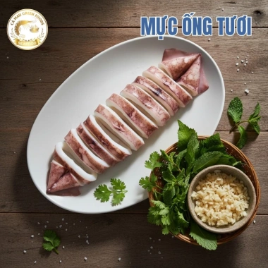 Mực Ống Tươi Size 8-12 con/kg Lớn Thân Dày Ngọt Giòn Hải Sản Tươi Giá ưu đãi 234.000 VND