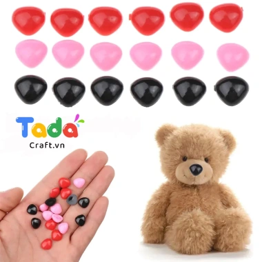 Mũi Thú Dán Gấu Bông Handmade Đa Size, Giá 15.000 VND - Bám Chắc, Thân Thiện Da