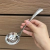 Muôi múc canh inox 18/10 C302 - Để bàn vá muỗng tròn, cán khắc, giảm giá chỉ 69.000₫ 5
