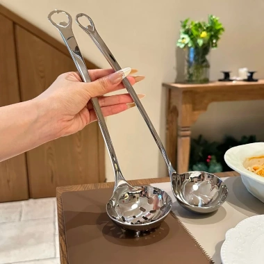Muôi múc canh lẩu dài thép không gỉ 18/10 Gb642 Mở nắp chai chỉ 145.000₫