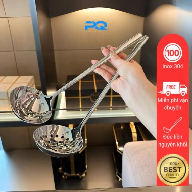 Muỗng múc canh tay cầm dài Chockmen inox 18/10 C263 - Giá chỉ 215.000đ
