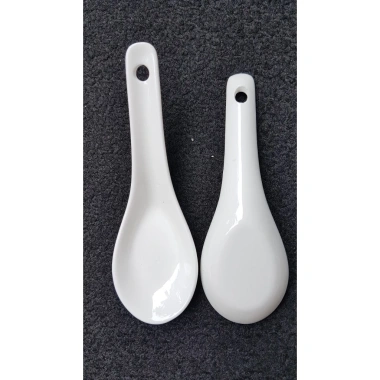 Muỗng sứ cao cấp dài 12‑13.8cm ăn cơm súp cháo, gốm sứ sang trọng, chỉ 9.000₫ 3