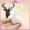 MYPANDA 1/12 Nhà Búp Bê Đầu Hươu Treo Tường Trang Trí Giáng Sinh Thu Nhỏ