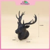 MYPANDA 1/12 Nhà Búp Bê Đầu Hươu Treo Tường Trang Trí Giáng Sinh Thu Nhỏ 9