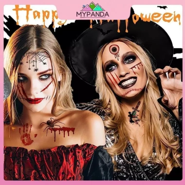 MYPANDA 20 Tờ Hình Xăm Sẹo Thực Tế 3D - Dán Vết Thương Giả Chống Thấm Nước, Thích Hợp Halloween & Cosplay Giá 68.472 VND 6