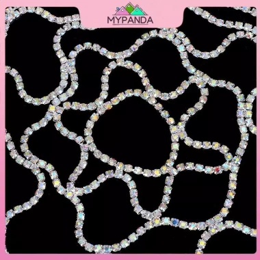 MYPANDA Dây chuyền đầu cưới kim cương giả lưới pha lê sang trọng - Giá ưu đãi 176.904 VND 4 MYPANDA Dây chuyền đầu cưới kim cương giả lưới pha lê sang trọng - Giá ưu đãi 176.904 VND 4