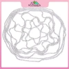 MYPANDA Dây chuyền đầu cưới kim cương giả lưới pha lê sang trọng - Giá ưu đãi 176.904 VND 7