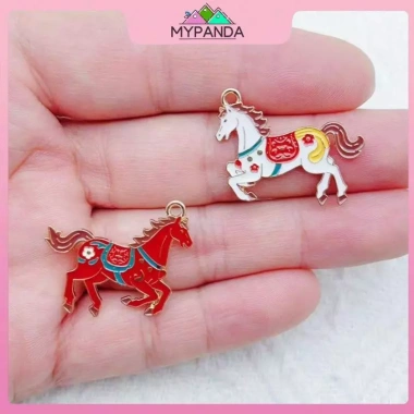 MYPANDA Mặt Dây Chuyền Ngựa Cung Hoàng Đao Hợp Kim Dầu Nhỏ Giọt - DIY Trang Sức, Giá 99.000, Giảm còn 79.200