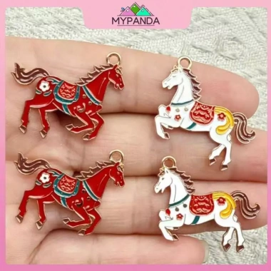 MYPANDA Mặt Dây Chuyền Ngựa Cung Hoàng Đao Hợp Kim Dầu Nhỏ Giọt - DIY Trang Sức, Giá 99.000, Giảm còn 79.200