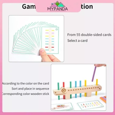 MYPANDA Xương Cá Ghép Đôi Gỗ - Đồ chơi Montessori Giá 100.200 VND, phát triển nhận thức màu sắc và vận động 4 MYPANDA Xương Cá Ghép Đôi Gỗ - Đồ chơi Montessori Giá 100.200 VND, phát triển nhận thức màu sắc và vận động 4