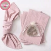 N2HAO 10 chiếc 32x32cm Gạc Cotton Khăn Ăn Tái Sử Dụng Trà Tiệc Cưới Giáng Sinh 8