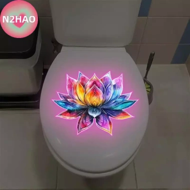 N2HAO Decal Stier Dán Tường Tắm Dạ Quang - Chống Thấm PVC, Đèn Ngủ Sen, 52.910₫ 5