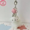 N2HAO Floing Alpaca Dễ Thương Móc Khóa Dây Xích Điện Thoại Cừu Bapa Charm Girl, Túi Treo Đồ Trang Trí Cặp Đôi Quà Tặng 2