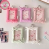 N2HAO Nơ Đơn Giản Đựng Thẻ Móc Khóa - Photocard Cover Thần Tượng Dây Chuyền Bảo Vệ Túi Mặt Quà Tặng 3