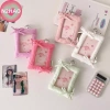N2HAO Nơ Đơn Giản Đựng Thẻ Móc Khóa - Photocard Cover Thần Tượng Dây Chuyền Bảo Vệ Túi Mặt Quà Tặng 4