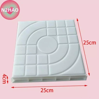 N2HAO Path Maker Khuôn Đá Bê Tông Vuông - Lắp Đặt, Tạo Sân Vườn, Đường, Bãi Cỏ 6 N2HAO Path Maker Khuôn Đá Bê Tông Vuông - Lắp Đặt, Tạo Sân Vườn, Đường, Bãi Cỏ 6