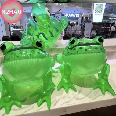 N2HAO Phát Sáng Bơm Hơi Xanh Lá Cây Bó Ếch Toad Ballon - Đồ Chơi Ngộ Nghĩnh Trẻ Em, Quà Sinh Nhật & Trang Trí Đám Cưới 7
