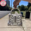 N2HAO Túi Xách 3D Gothic Skeleton Ribcage - Phụ Kiện Halloween Giá 305.030₫ 3