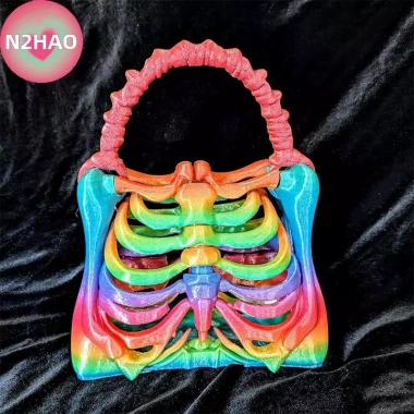 N2HAO Túi Xách 3D Gothic Skeleton Ribcage - Phụ Kiện Halloween Giá 305.030₫