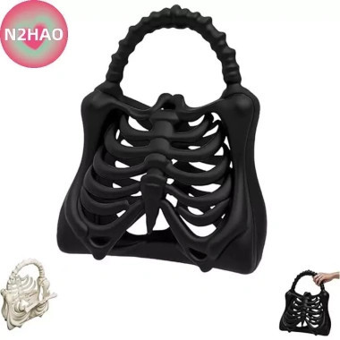 N2HAO Túi Xách 3D Gothic Skeleton Ribcage - Phụ Kiện Halloween Giá 305.030₫