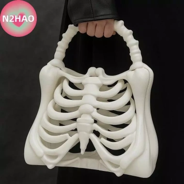 N2HAO Túi Xách 3D Gothic Skeleton Ribcage - Phụ Kiện Halloween Giá 305.030₫