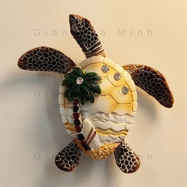 Nam châm tủ lạnh hình rùa biển - 3 mẫu resin bền đẹp, du lịch biển, giá 88k