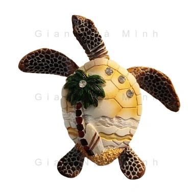 Nam châm tủ lạnh hình rùa biển - 3 mẫu resin bền đẹp, du lịch biển, giá 88k