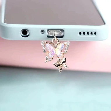 Nắp bảo vệ cổng sạc iPhone PVC trong suốt kiểu butterfly – Chống bụi, DIY lỗ cắm 3 Nắp bảo vệ cổng sạc iPhone PVC trong suốt kiểu butterfly – Chống bụi, DIY lỗ cắm 3