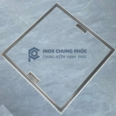 Nắp bể nước ngầm 500x500 INOX 304 – Chống ăn mòn, bền chắc, giảm giá 17%
