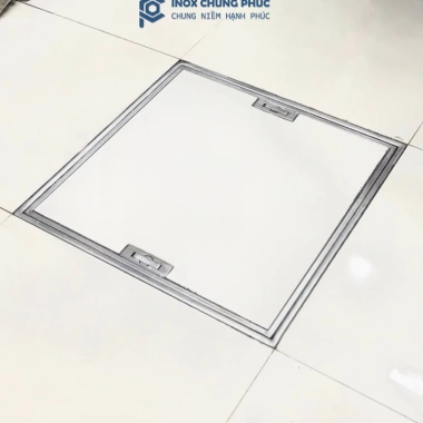 Nắp bể nước ngầm 500x500 INOX 304 – Chống ăn mòn, bền chắc, giảm giá 17% 5