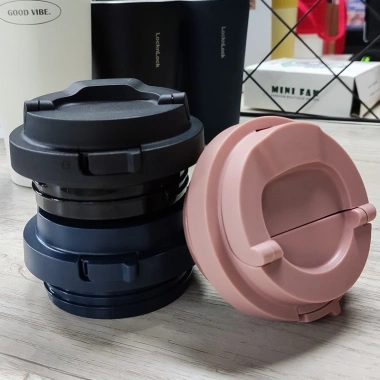 Nắp Đậy, Nắp Vặn, Gioăng Thay Thế Ly Giữ Nhiệt L&L 550ml LHC3249 316L Dây Treo Ly Ống hút Silicon 9
