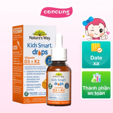 Nature's Way Kids Smart Drops Vitamin D3 K2 - Bảo vệ sức khỏe trẻ, 367.350 VND 2