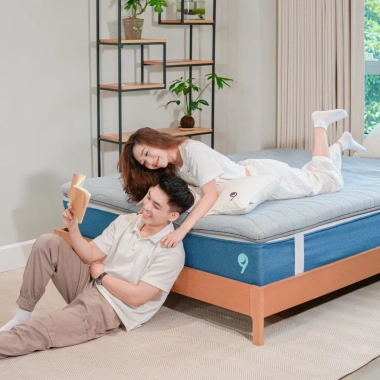 Nệm Foam Topper Ru9 x Hannah Olala 5cm Cao Cấp - Màu Xám, Hỗ Trợ Giấc Ngủ Vững Chắc, Giá Ưu Đãi 2.015.200₫