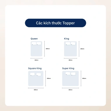 Nệm Topper Mây Microfiber Ru9 8cm - Lông Vũ Nhân Tạo, Bọc 5 Sao, Giá 3.07 Triệu 5