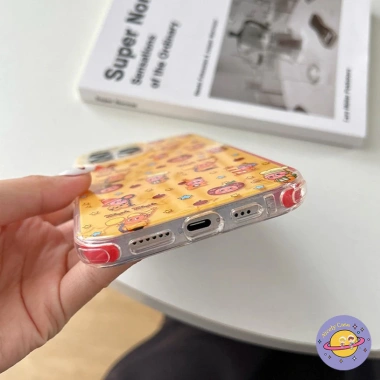 Nến Dễ Thương Apple Starman Hard IMD - Vỏ iPhone 17 16 15 14 Pro Max 13 kèm Dây chuyền Trái Tim - Bảo vệ chống va chạm