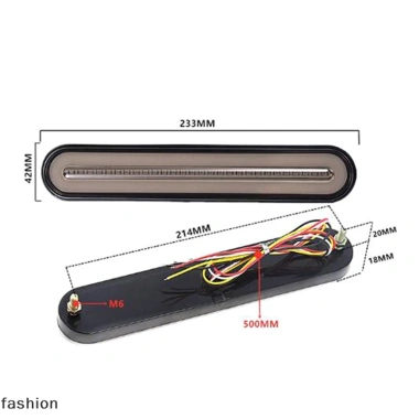 Neon LED Trailer 3 cho xe tải – Đèn phanh, dừng, tín hiệu 12-24V VN giảm giá 9