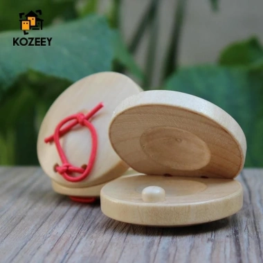 Ngón Tay Castanet Bề Mặt Mịn Đồ Chơi Âm Nhạc Lễ Hội Quà Tặng Sinh Nhật 5