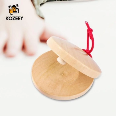 Ngón Tay Castanet Bề Mặt Mịn Đồ Chơi Âm Nhạc Lễ Hội Quà Tặng Sinh Nhật 7
