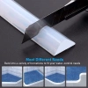Ngưỡng vòi hoa sen ROLY - Bồn rửa tách khô ướt, rào chắn silicon gập lại, bảo vệ đập nước phòng tắm 5