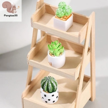Nhà búp bê 1/4 - Bộ 12 cây thu nhỏ chậu xương rồng, mô hình phong cảnh vi mô, trang trí sân vườn, phụ kiện COD 45.320₫