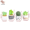 Nhà búp bê 1/4 - Bộ 12 cây thu nhỏ chậu xương rồng, mô hình phong cảnh vi mô, trang trí sân vườn, phụ kiện COD 45.320₫ 5