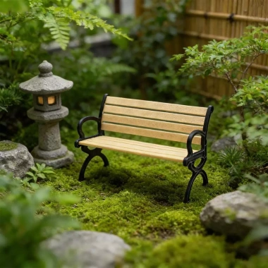 Nhà Búp Bê Công Viên Mini 1:12 - Ghế Dự Bị Cảnh Quan Nội Thất, Vườn Cổ Tích cho Bé Trai - Giá chỉ 51.700₫