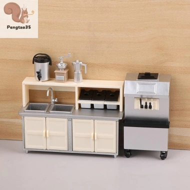 Nhà Búp Bê Máy Làm Kem Trà Sữa Bàn Làm Việc Đa Năng Trang Trí Nội Thất Giá 41.690 VND