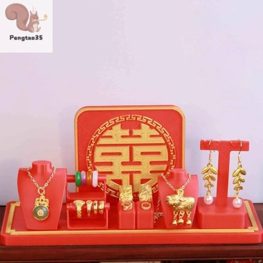 Nhà Búp Bê Thu Nhỏ Phương Tây - Hộp Trưng Bày Vòng Cổ Mô Phỏng, Phụ Kiện COD 68.640₫