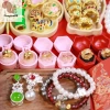 Nhà Búp Bê Thu Nhỏ Phương Tây - Hộp Trưng Bày Vòng Cổ Mô Phỏng, Phụ Kiện COD 68.640₫ 6