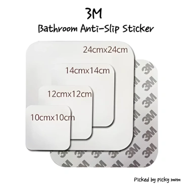 Nhãn dán chống trượt 3M trong suốt - An toàn sàn tắm, gạch, phòng vệ sinh - Chống nước, bộ 10/4 cái - Giá ưu đãi 330.163₫